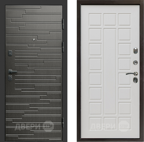 Входная металлическая Дверь Престиж Rivera Престиж Бежевый мат в Троицк