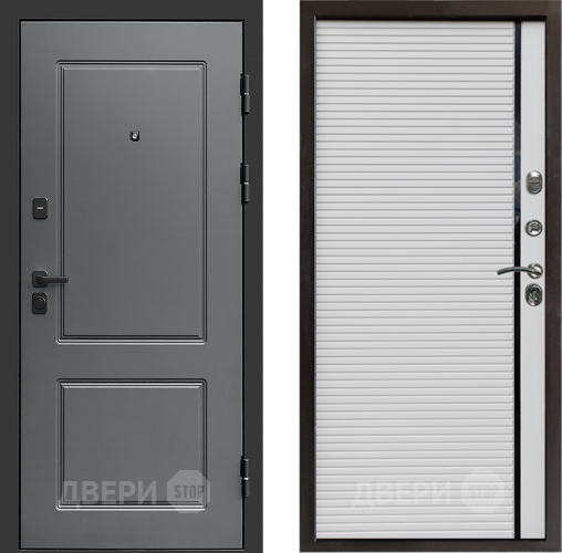 Входная металлическая Дверь Престиж Verona Porte Белый в Троицк