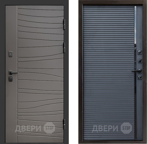 Входная металлическая Дверь Престиж Siciliya Porte Черный кварц в Троицк