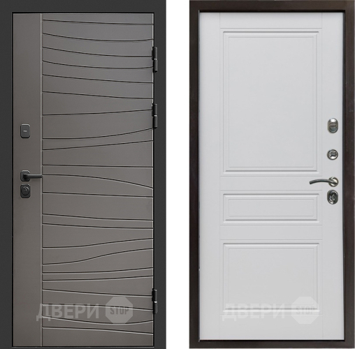 Входная металлическая Дверь Престиж Siciliya Классика Белый матовый в Троицк