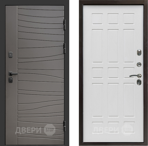 Входная металлическая Дверь Престиж Siciliya Спарта Белое дерево в Троицк
