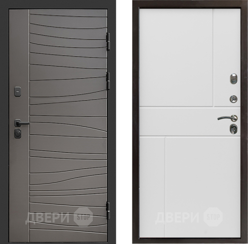 Дверь Престиж Siciliya Горизонт Бетон белый в Троицк