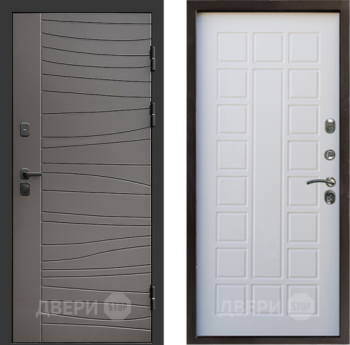 Входная металлическая Дверь Престиж Siciliya Престиж Белое дерево в Троицк