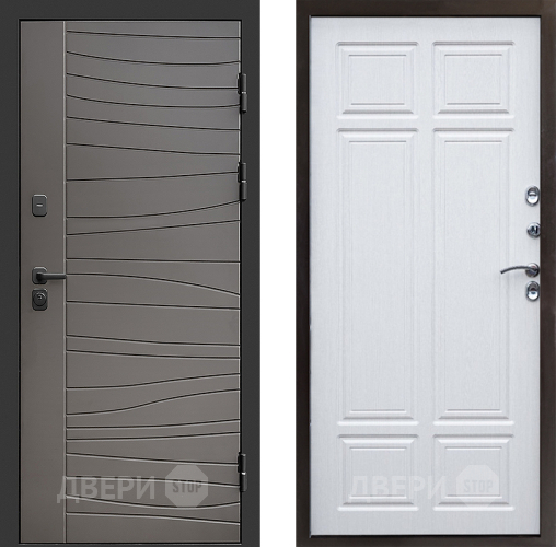 Входная металлическая Дверь Престиж Siciliya Премиум Лиственница белая в Троицк