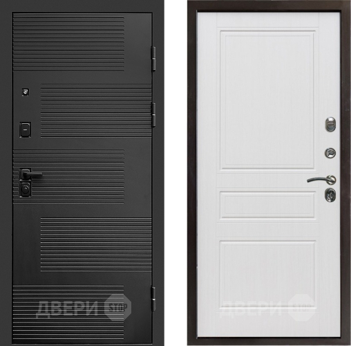 Входная металлическая Дверь Престиж Favorit Классика Белое дерево в Троицк