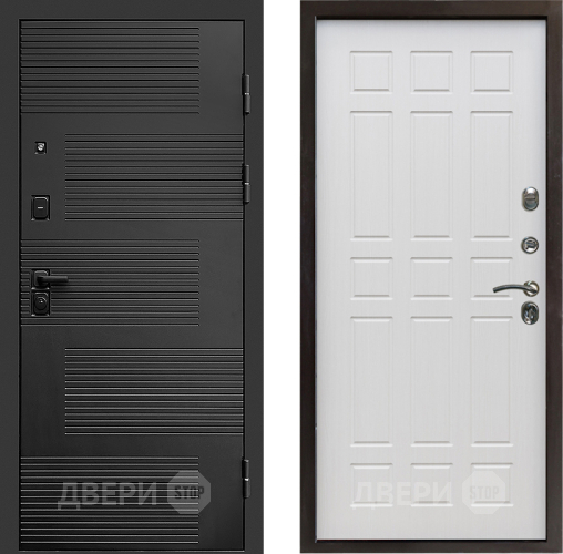 Входная металлическая Дверь Престиж Favorit Спарта Лиственница белая в Троицк