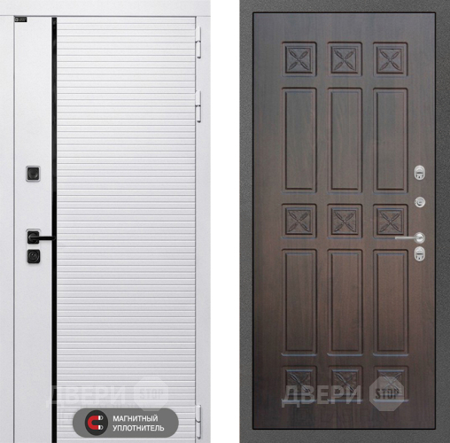 Входная металлическая Дверь Лабиринт (LABIRINT) Royal 16 VINORIT Алмон 28 в Троицк