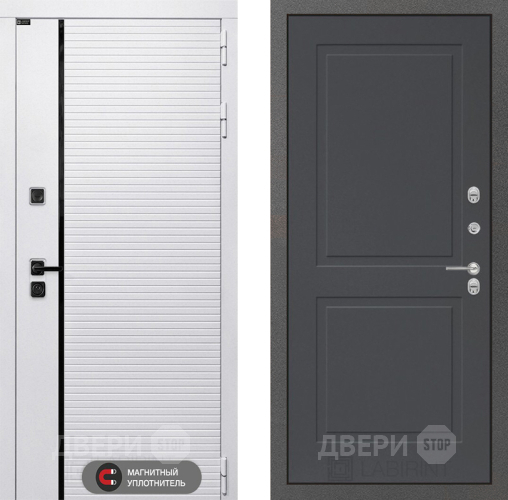 Дверь Лабиринт (LABIRINT) Royal 11 Графит софт в Троицк