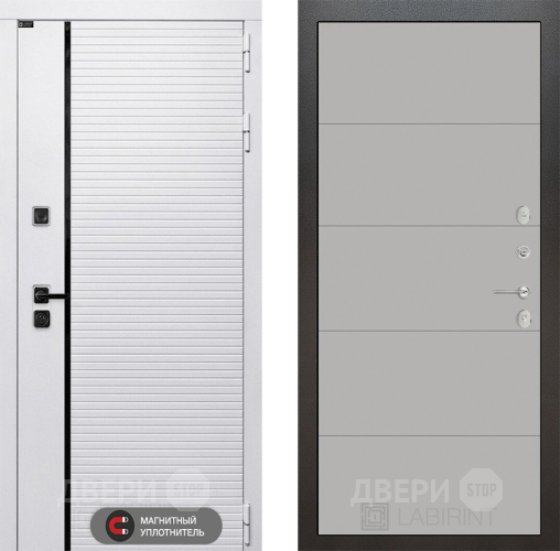 Дверь Лабиринт (LABIRINT) Royal 13 Грей софт в Троицк