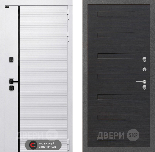 Входная металлическая Дверь Лабиринт (LABIRINT) Royal 14 Эковенге поперечный в Троицк