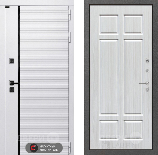Входная металлическая Дверь Лабиринт (LABIRINT) Royal 08 Кристалл вуд в Троицк