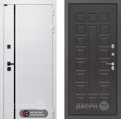 Входная металлическая Дверь Лабиринт (LABIRINT) Royal 04 Венге в Троицк