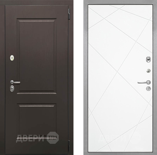 Входная металлическая Дверь Интекрон (INTECRON) Кампо Лучи-М Софт милк в Троицк