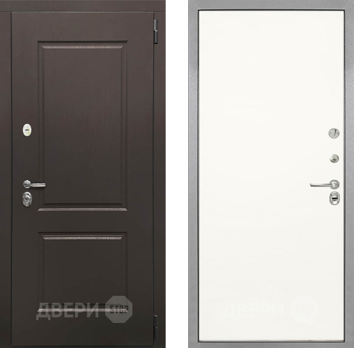 Входная металлическая Дверь Интекрон (INTECRON) Кампо Гладкая Слоновая кость в Троицк