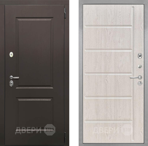 Входная металлическая Дверь Интекрон (INTECRON) Кампо ФЛ-102 Сосна белая в Троицк