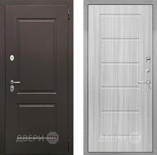 Входная металлическая Дверь Интекрон (INTECRON) Кампо ФЛ-39 Сандал белый в Троицк