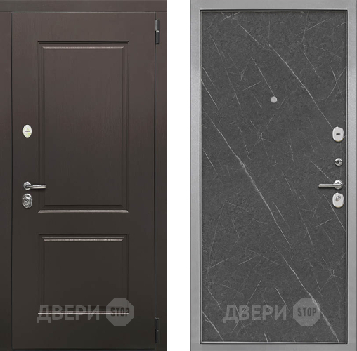 Дверь Интекрон (INTECRON) Кампо Гладкая Гранит лава оникс в Троицк