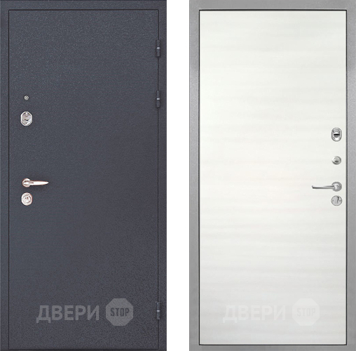 Входная металлическая Дверь Интекрон (INTECRON) Колизей Гладкая Дуб сильвер поперечный в Троицк