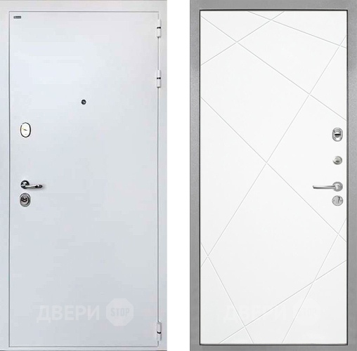 Входная металлическая Дверь Интекрон (INTECRON) Колизей White Лучи-М Софт милк в Троицк