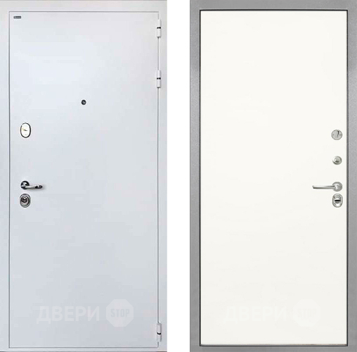 Входная металлическая Дверь Интекрон (INTECRON) Колизей White Гладкая Слоновая кость в Троицк