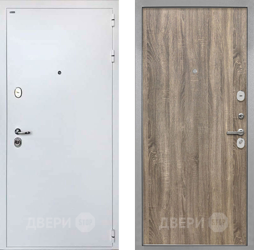 Дверь Интекрон (INTECRON) Колизей White Гладкая Дуб турин в Троицк