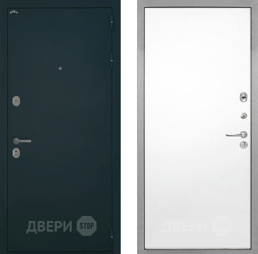 Входная металлическая Дверь Интекрон (INTECRON) Греция Гладкая Силк Сноу в Троицк