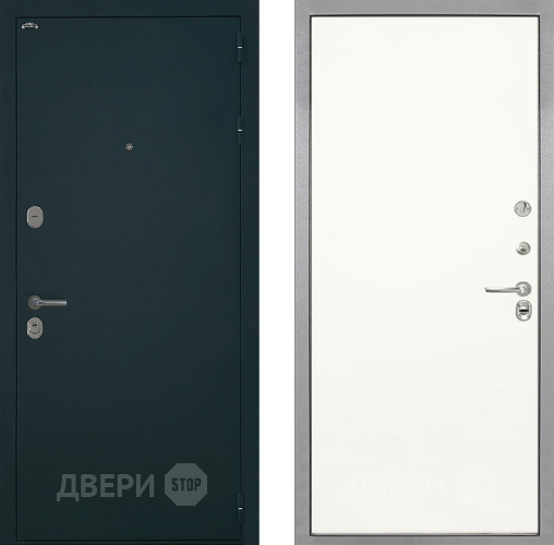 Входная металлическая Дверь Интекрон (INTECRON) Греция Гладкая Слоновая кость в Троицк