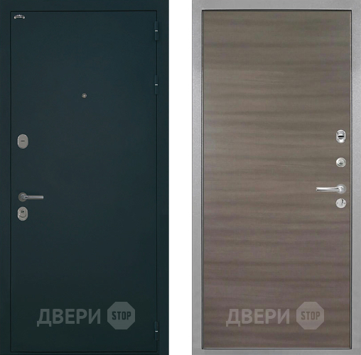 Входная металлическая Дверь Интекрон (INTECRON) Греция Гладкая Дуб тоскано поперечный в Троицк