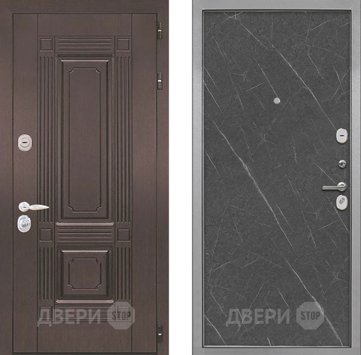 Дверь Интекрон (INTECRON) Италия Гладкая Гранит лава оникс в Троицк