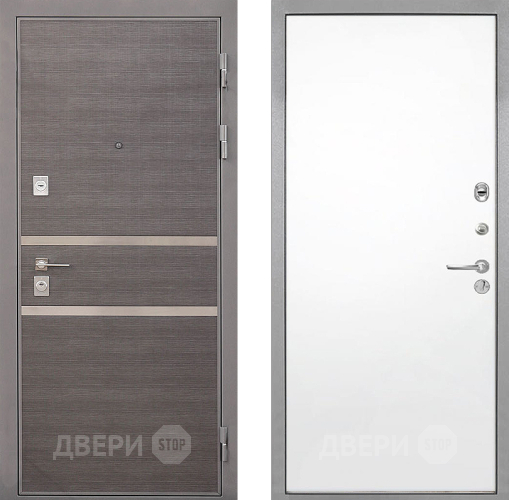 Дверь Интекрон (INTECRON) Неаполь Гладкая Силк Сноу в Троицк