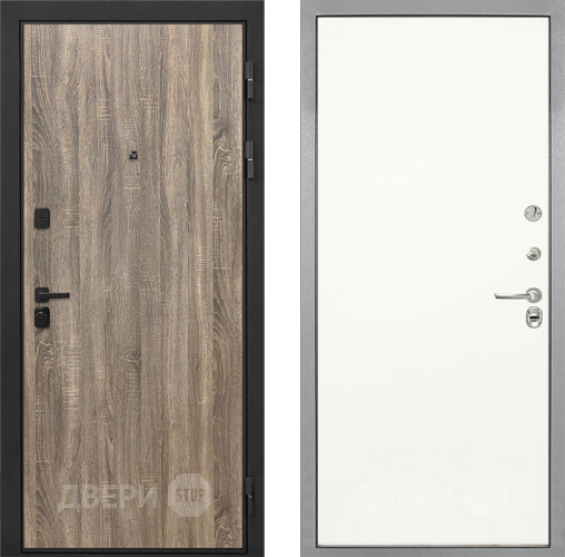 Дверь Интекрон (INTECRON) Профит Black Дуб Турин Гладкая Слоновая кость в Троицк