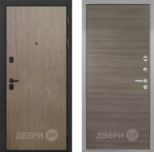 Входная металлическая Дверь Интекрон (INTECRON) Профит Black Венге Коричневый Гладкая Дуб тоскано поперечный в Троицк