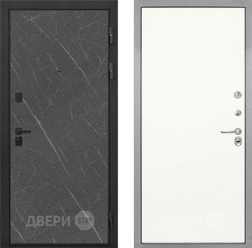 Дверь Интекрон (INTECRON) Профит Black Гранит Лава Оникс Гладкая Слоновая кость в Троицк