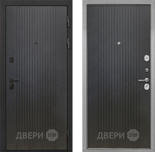 Входная металлическая Дверь Интекрон (INTECRON) Профит Black ФЛ-295 ФЛ-295 Лофт черный в Троицк
