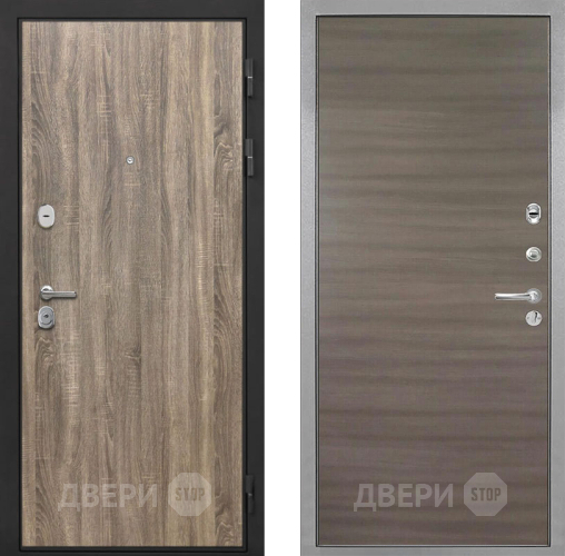 Входная металлическая Дверь Интекрон (INTECRON) Гектор Дуб Турин Гладкая Дуб тоскано поперечный в Троицк