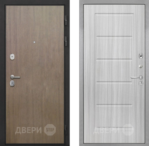 Входная металлическая Дверь Интекрон (INTECRON) Гектор Венге Коричневый ФЛ-39 Сандал белый в Троицк
