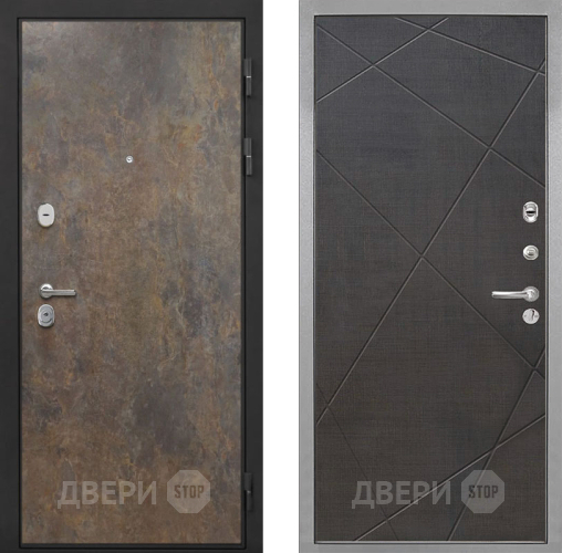 Входная металлическая Дверь Интекрон (INTECRON) Гектор Гранж Лучи-М Венге распил кофе в Троицк