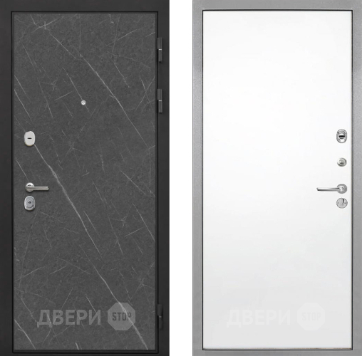 Дверь Интекрон (INTECRON) Гектор Гранит Лава Оникс Гладкая Силк Сноу в Троицк