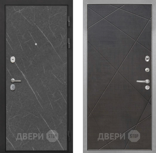 Входная металлическая Дверь Интекрон (INTECRON) Гектор Гранит Лава Оникс Лучи-М Венге распил кофе в Троицк