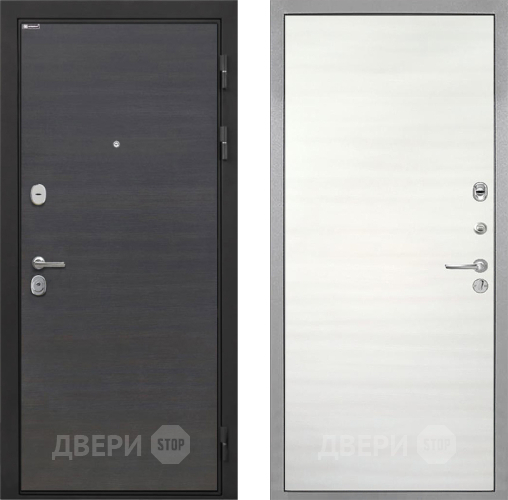 Входная металлическая Дверь Интекрон (INTECRON) Гектор Эковенге Гладкая Дуб сильвер поперечный в Троицк