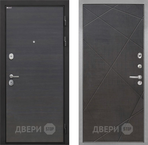 Входная металлическая Дверь Интекрон (INTECRON) Гектор Эковенге Лучи-М Венге распил кофе в Троицк