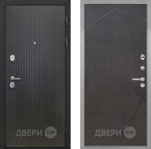 Входная металлическая Дверь Интекрон (INTECRON) Гектор ФЛ-295 Лучи-М Венге распил кофе в Троицк