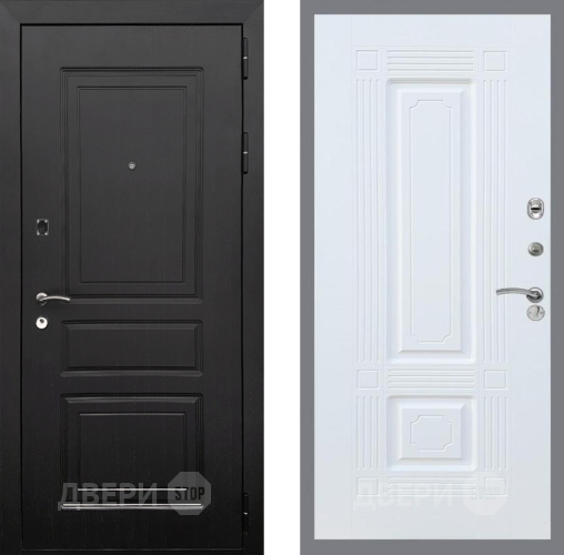 Входная металлическая Дверь Рекс (REX) 6 Венге FL-2 Силк Сноу в Троицк