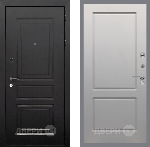 Входная металлическая Дверь Рекс (REX) 6 Венге FL-117 Грей софт в Троицк