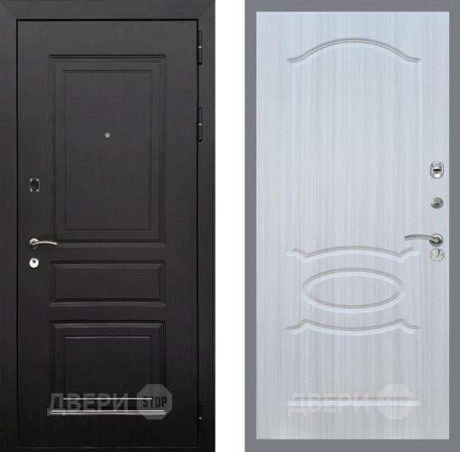 Входная металлическая Дверь Рекс (REX) 6 Венге FL-128 Сандал белый в Троицк