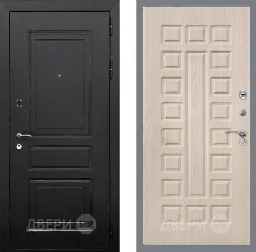 Входная металлическая Дверь Рекс (REX) 6 Венге FL-183 Беленый дуб в Троицк