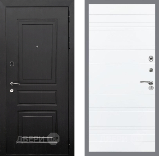 Дверь Рекс (REX) 6 Венге Line Силк Сноу в Троицк