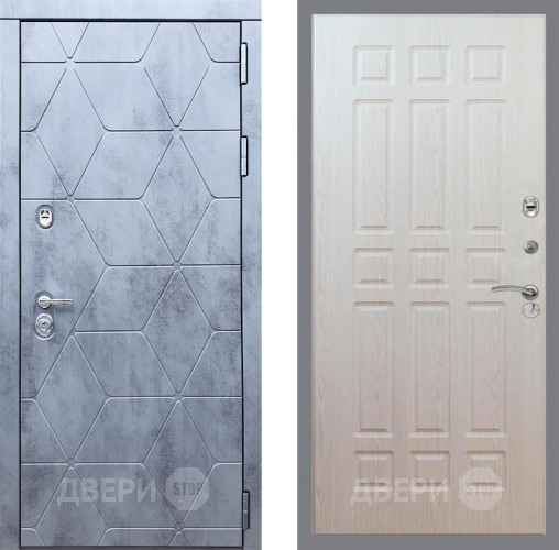 Входная металлическая Дверь Рекс (REX) 28 FL-33 Беленый дуб в Троицк