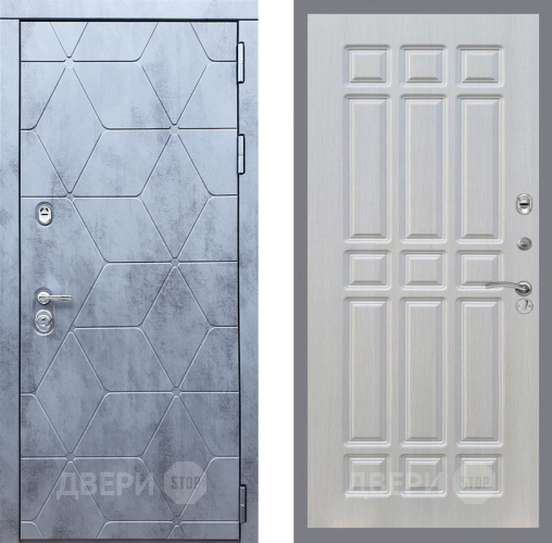 Входная металлическая Дверь Рекс (REX) 28 FL-33 Лиственница беж в Троицк