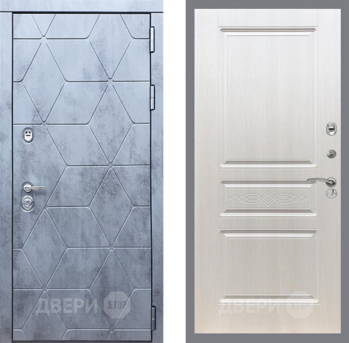 Входная металлическая Дверь Рекс (REX) 28 FL-243 Лиственница беж в Троицк